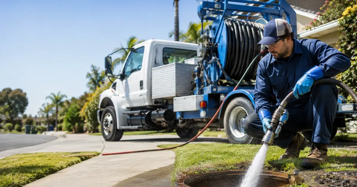 Hydro jet sewer cleaning Fellows