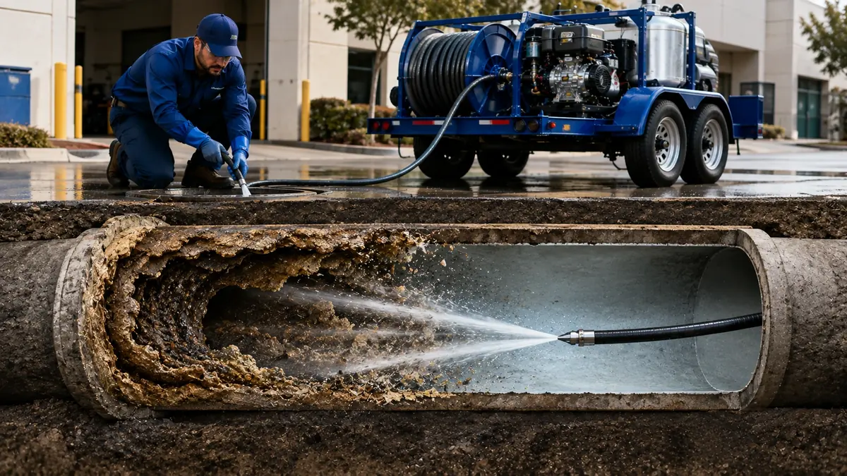 Sewer Pipe Descaling in Fellows